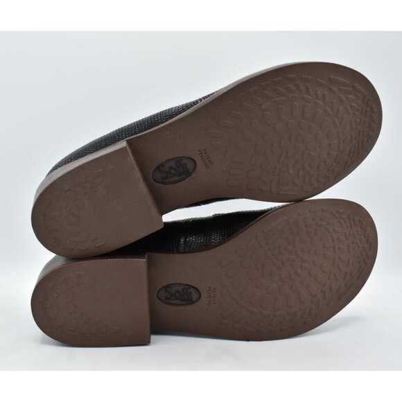 Sofft Womens Size 8.5 Napoli Black Leather Slip On Loafers Shoes - Picture 6 of 14